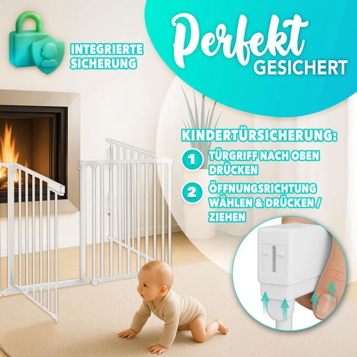 Bramka ochronna kojec osłona kominka 180cm