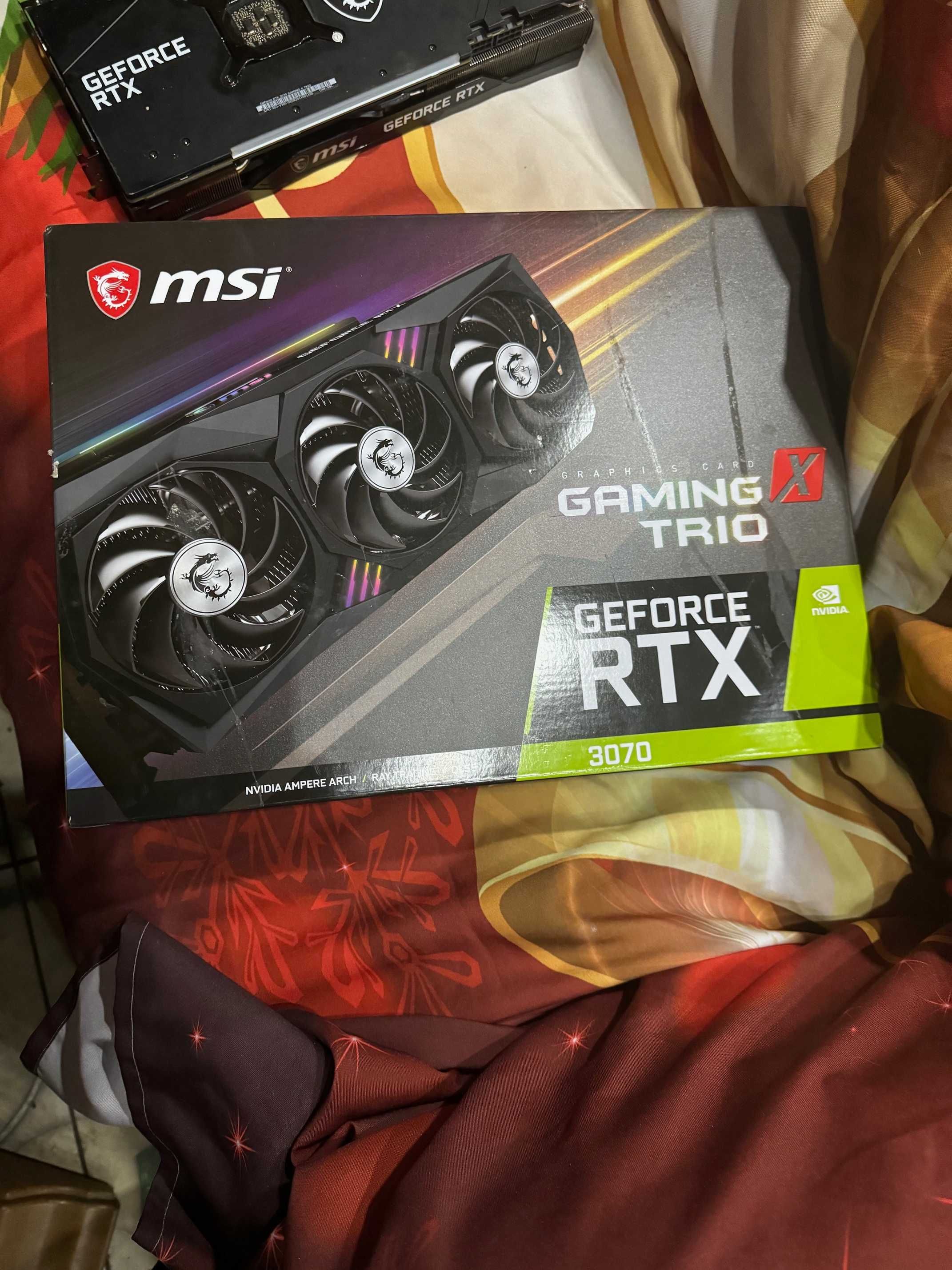 Видеокарта  RTX3070 MSI Gaming X TRIO!