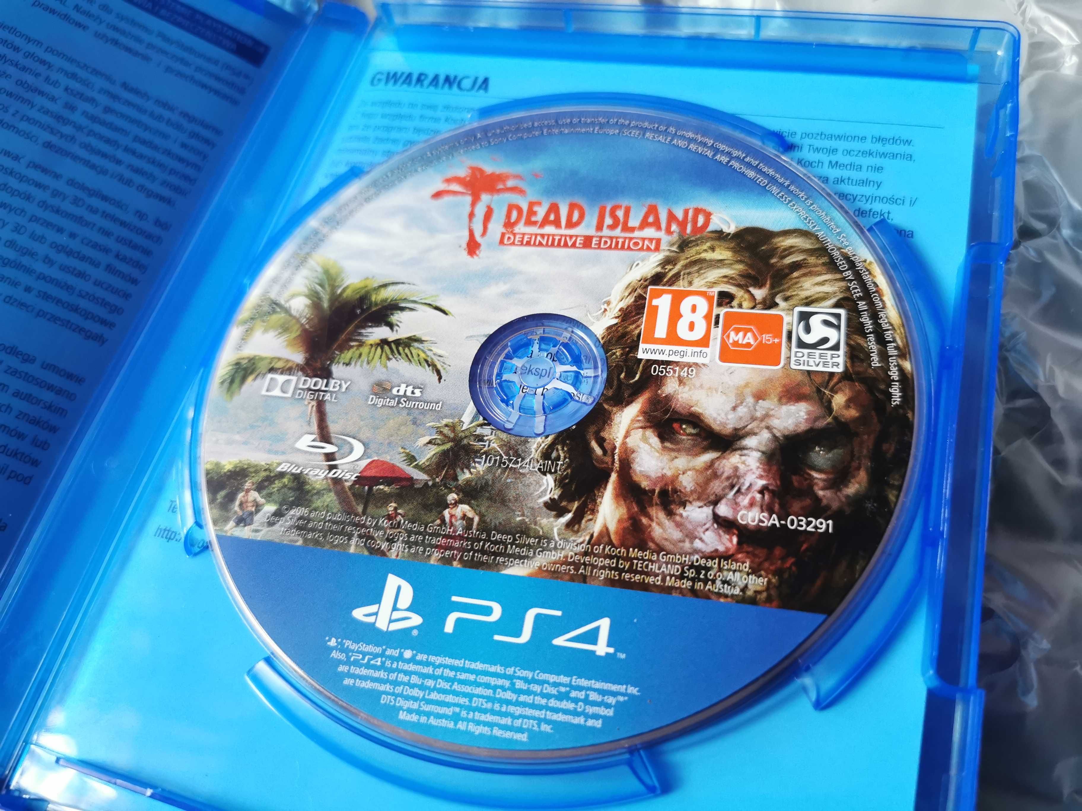 DEAD ISLAND: DEFINITIVE Collection - 3 GRY - PL - PS4 (używana)