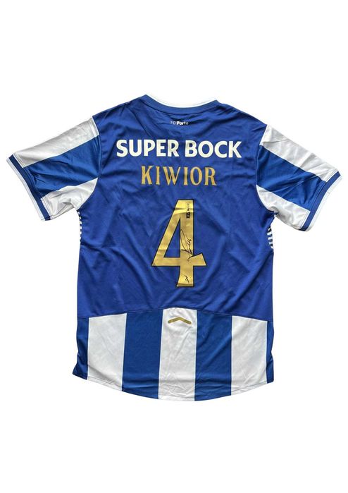 Jakub Kiwior Arsenal FC Porto koszulka z autografem + certyfikat aut.