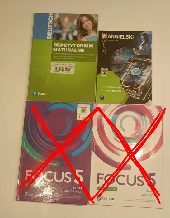 Podręczniki do liceum, technikum.