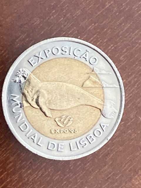 Moeda comemorativa bimetálica 100 escudos (100$00), 1997 – Expo 98