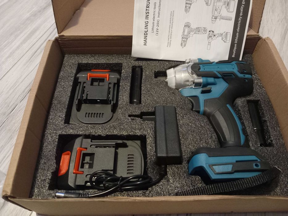 Bezszczotkowy akumulatorowy klucz udarowy 520 Nm