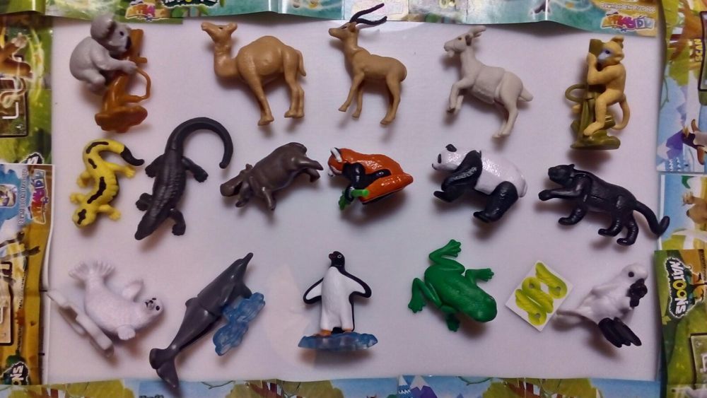 Киндеры Серии Животные Натунс  Natoons Kinder Surprise