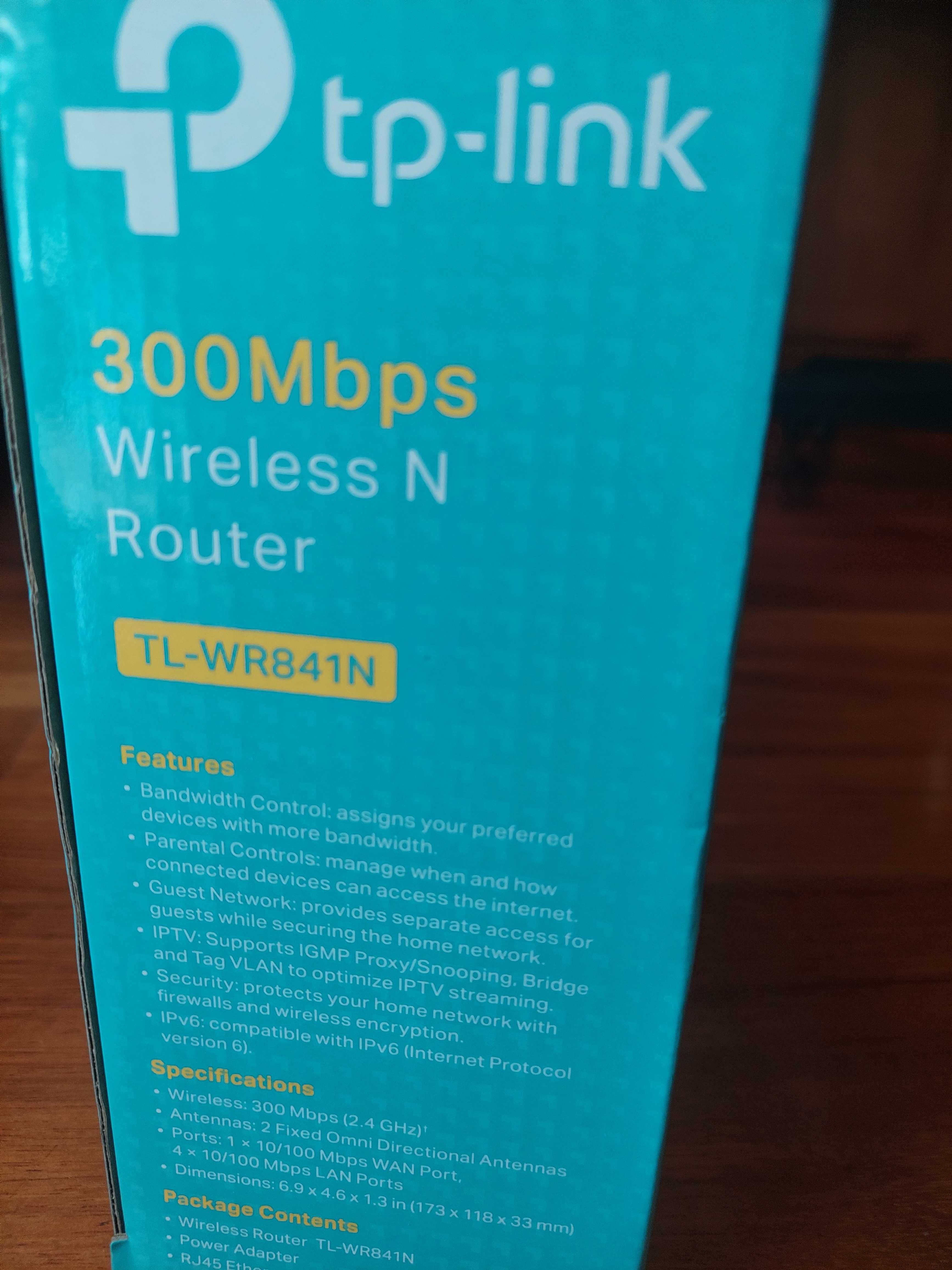 Wireless N tp Link 300Mbps branco