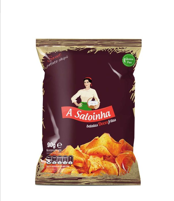 Caixas Fechadas Batata Frita Doce 90g - Cada Caixa Possui 32 Pacotes
