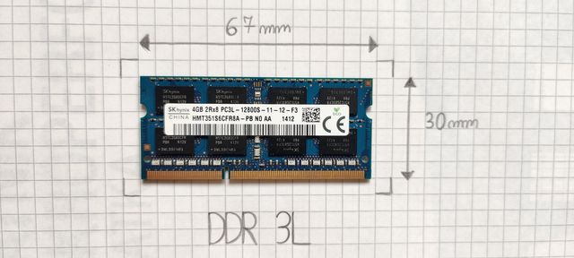 Pamięć RAM Hynix 4GB DDR3L 1600MHz SODIMM