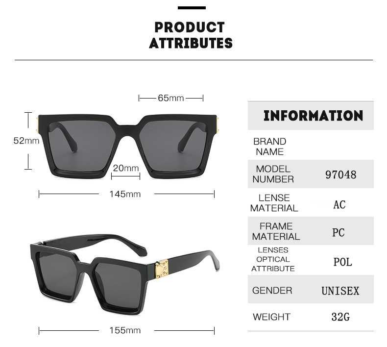 Суперроскошные модные круглые солнцезащитные очки унисекс UV400 2023