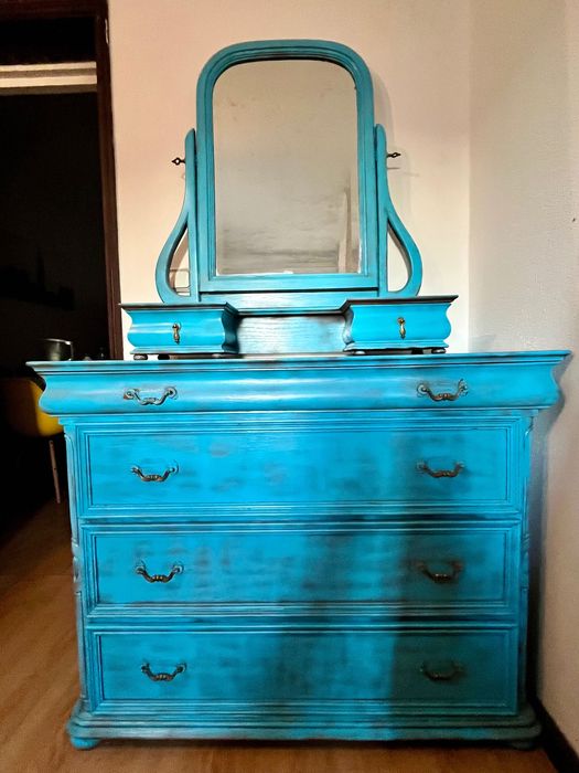 Penteadeira no estilo vintage