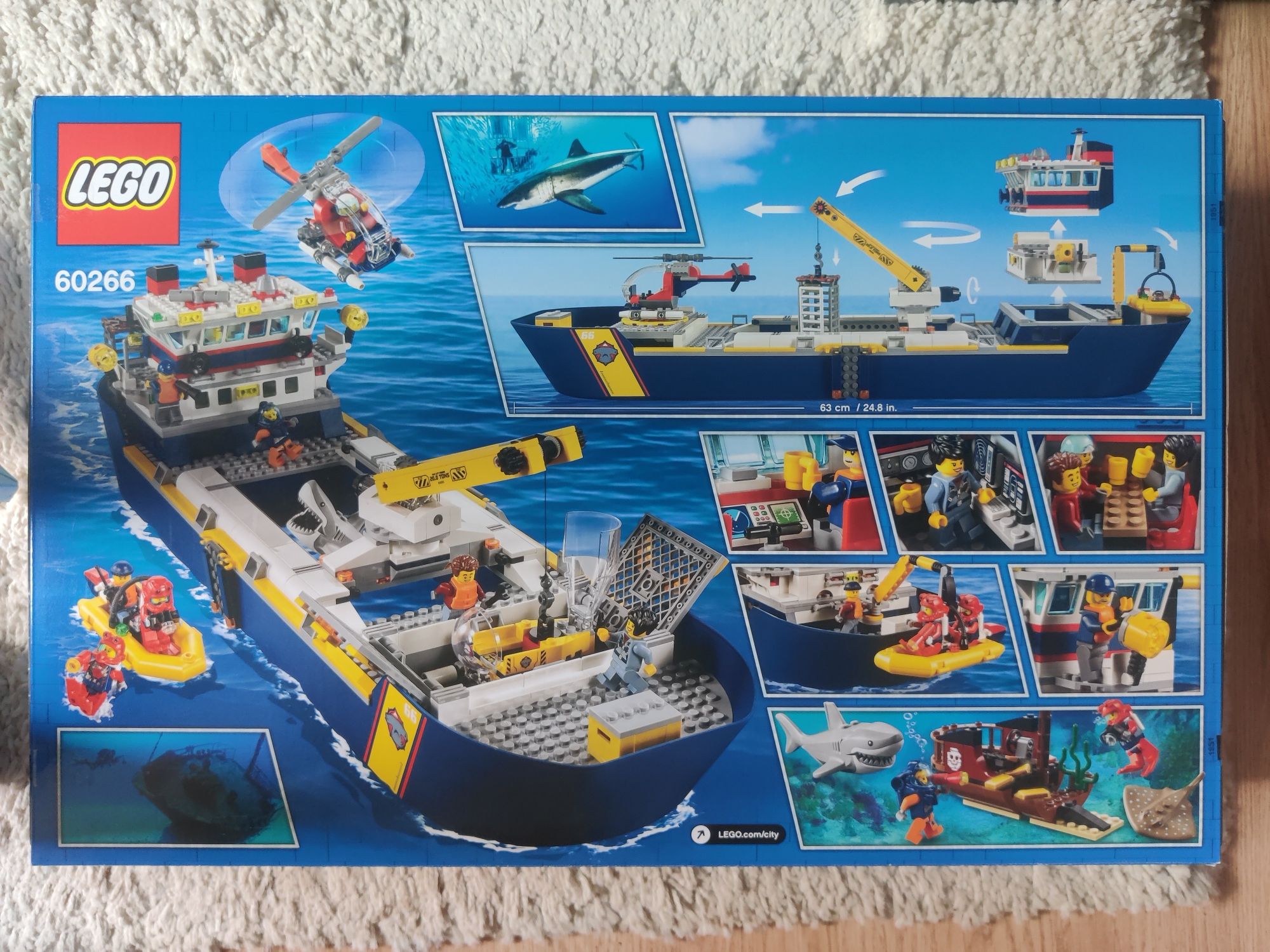 Lego City 60266 Statek badaczy oceanu