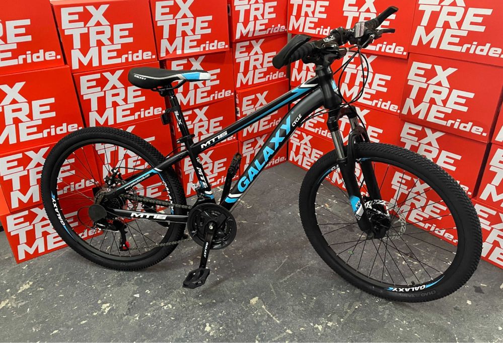 Rower Galaxy MTB 13" Shimano ham tarcz amort rama koła 24" 2025r!