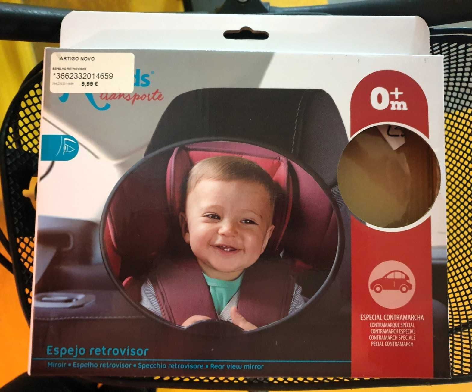 Espelho carro retrovisor bebé