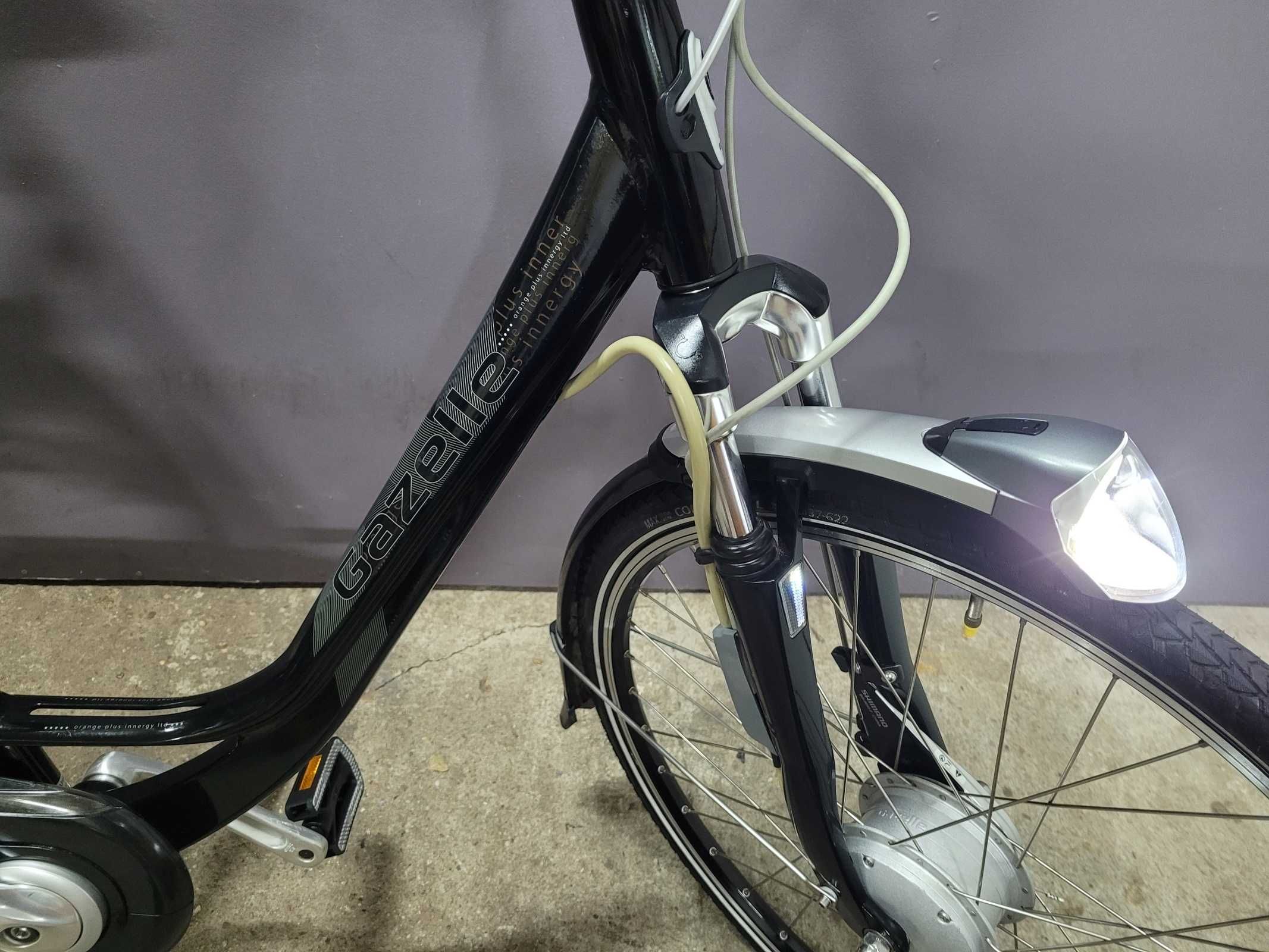 Rower elektryczny GAZELLE ORANGE PLUS 1800 km 11ah 36v Koszyk GRATIS!!