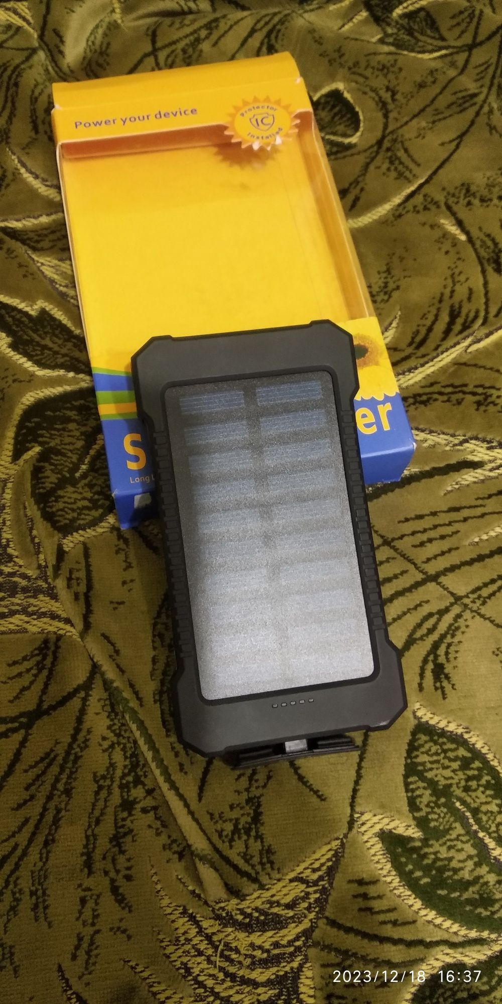 Power Bank Solar 20000mAh