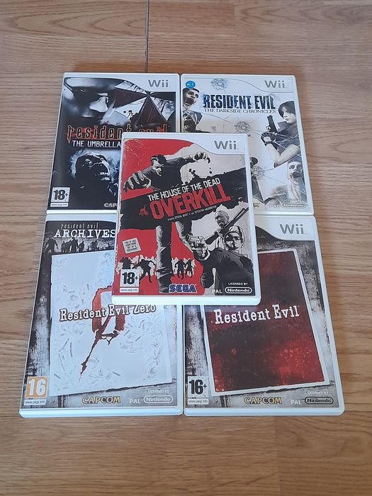 Jogos Resident Evil Wii/Wii U (Pistola Wii + Comando Pro + Clássico)