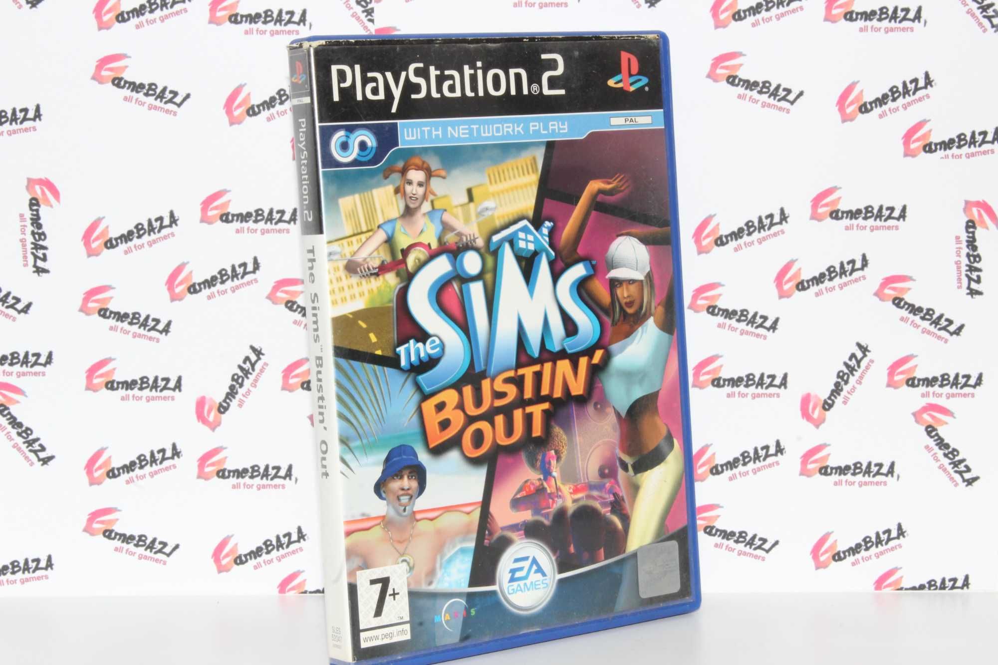 The Sims: Bustin' Out PS2 GameBAZA