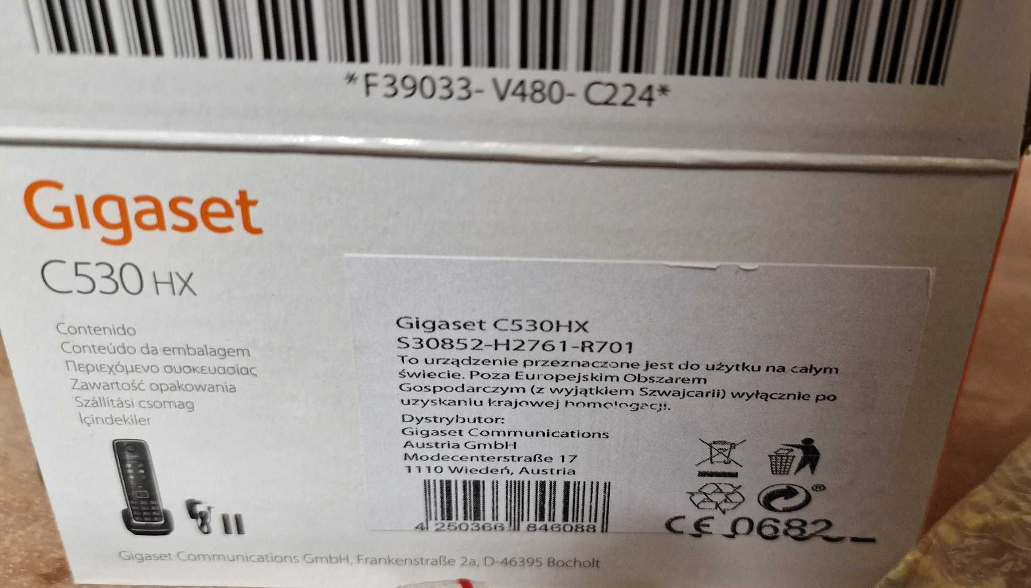 Telefon IP VoIP Gigaset C530 HX