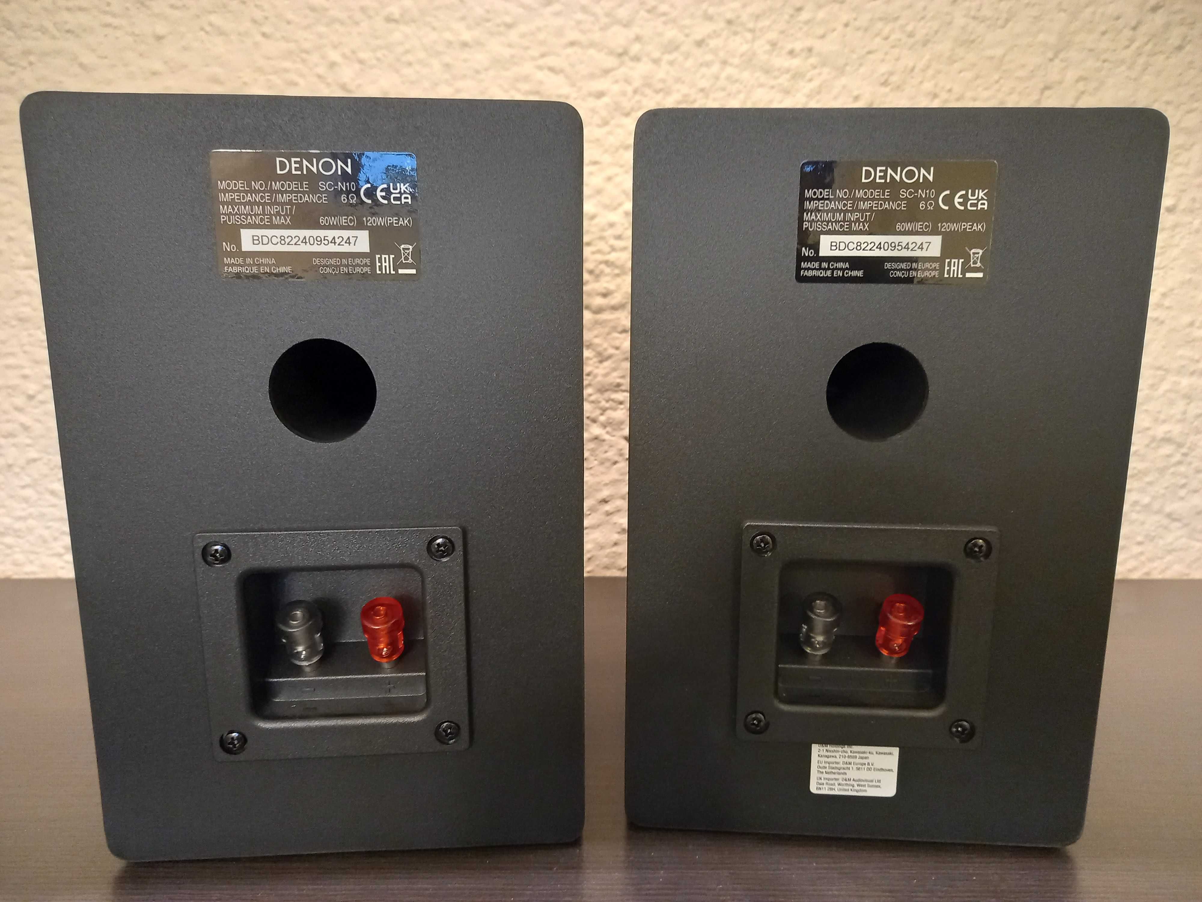DENON Kolumny głośnikowe DENON SC-N10 Czarny (2 szt.)