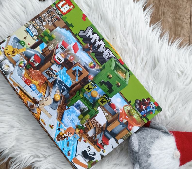 Klocki Minecraft ponad 400 elementów prezent