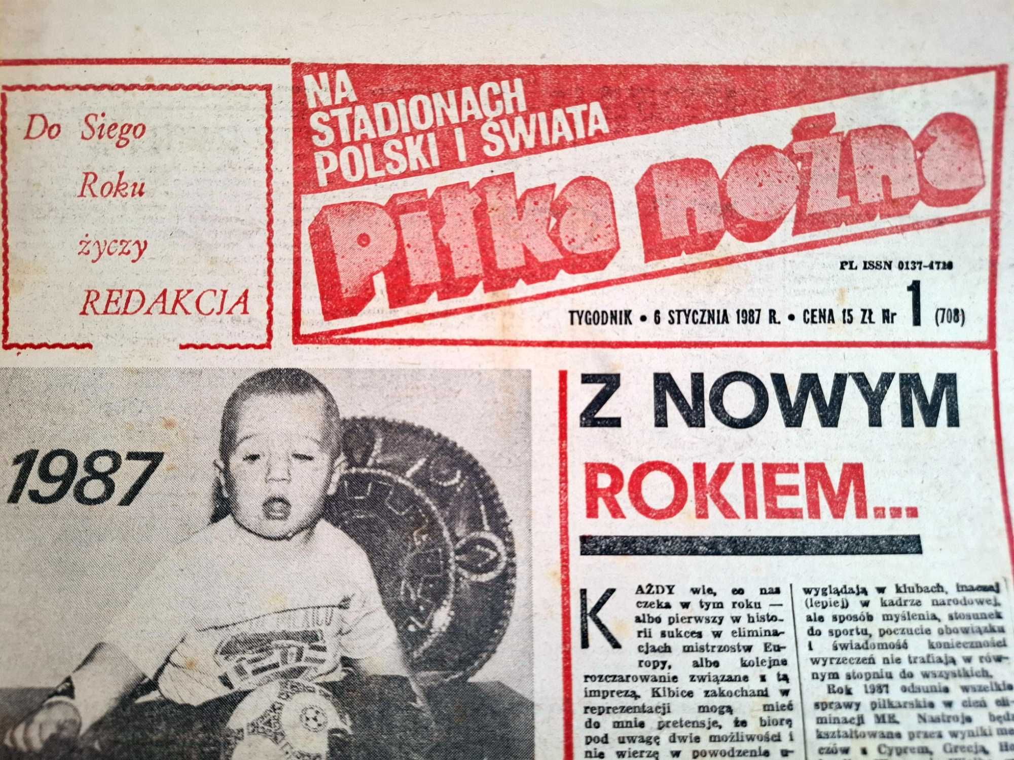 Tygodnik "Piłka Nożna" - rocznik 1987