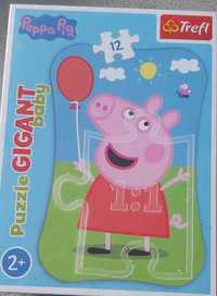 Puzzle Gigant Baby Świnka Peppa 12 elementów