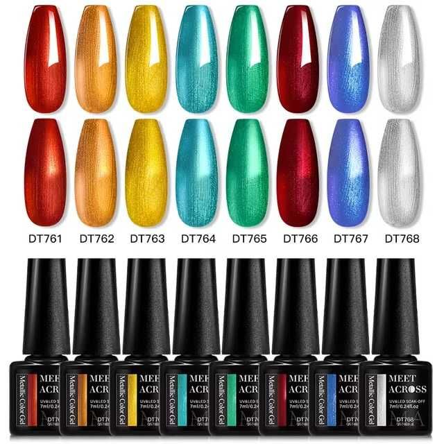 conjunto de vernizes de gel novos