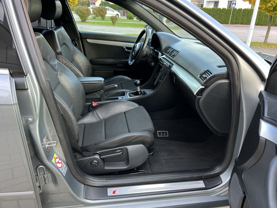 Audi A4 B7 2.0 TDI 140KM Full Sline Duża Navi Czarny Sufit Skóry MEGA