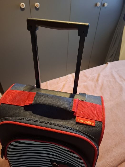 Walizka dziecięca Travelite wymiar kabinowy tanich linii lotniczych