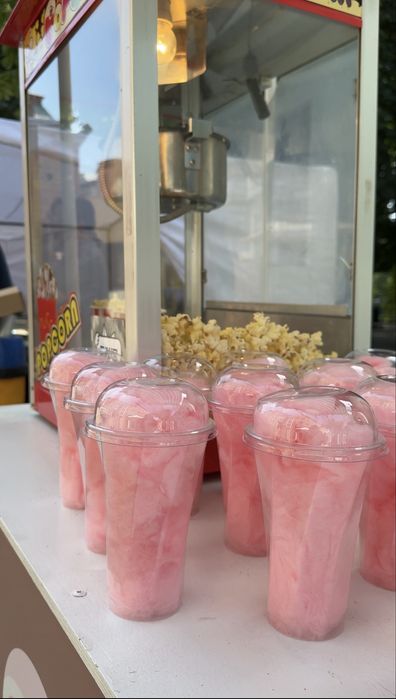 Солодка вата та попкорн