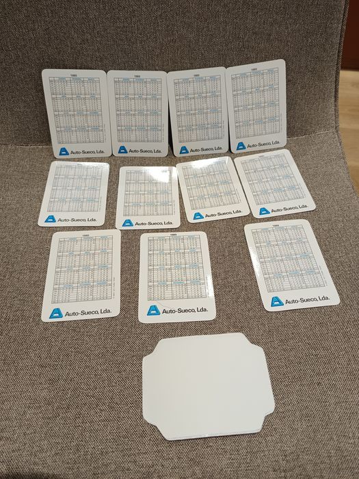 Calendários Volvo 1989