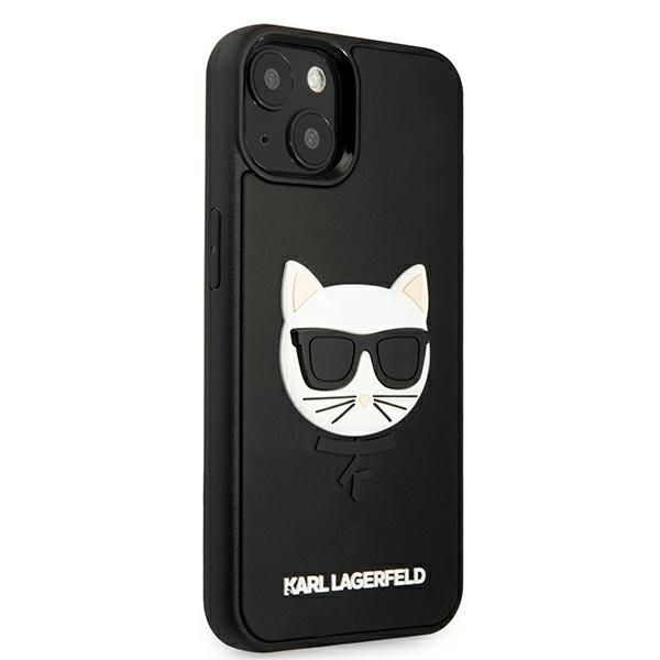 Etui Karl Lagerfeld 3D Rubber do iPhone 13 Mini, Czarny