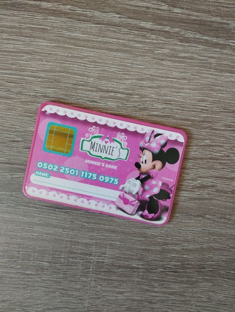 Karta do kasy sklepowej Myszki Minnie dla dziecka