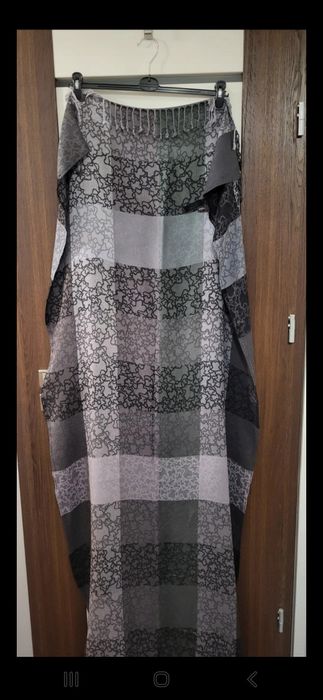 Szal TOUS duża chusta wiskoza oryginalny