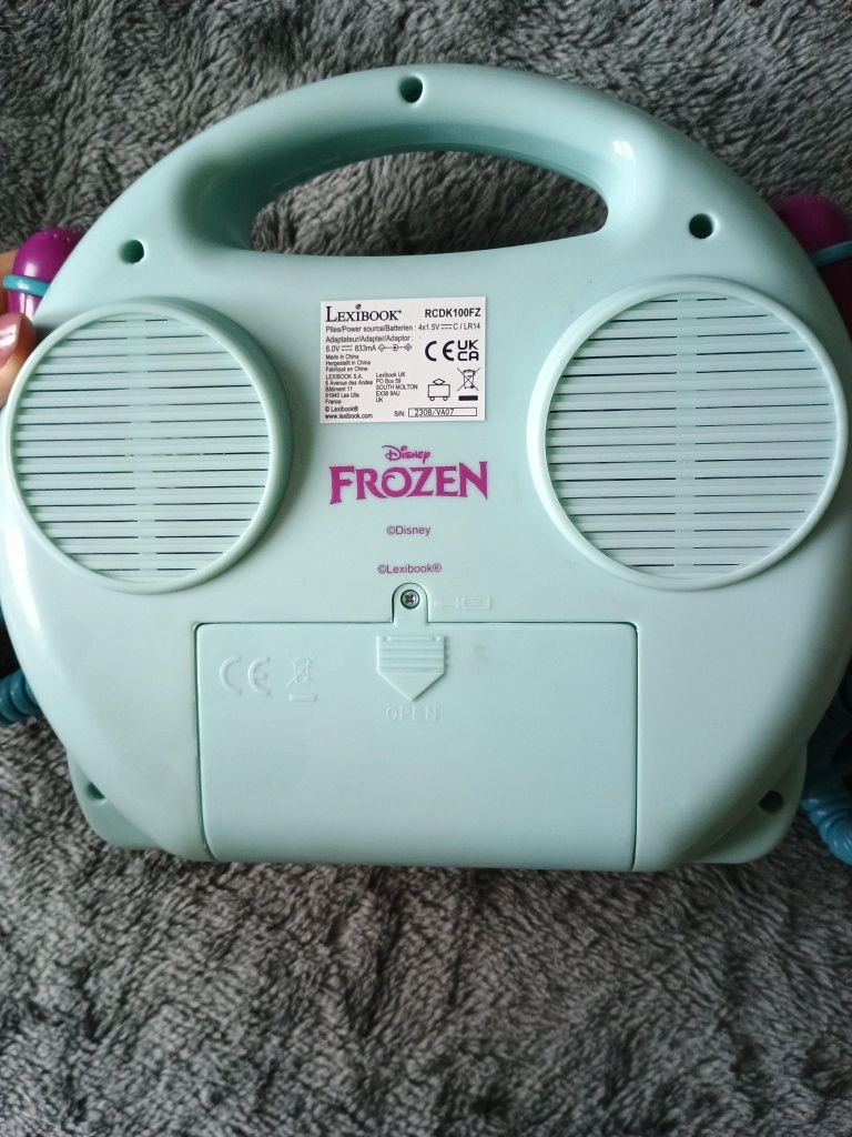Karaoke Lexibook Frozen Odtwarzacz CD przenośny bumbox