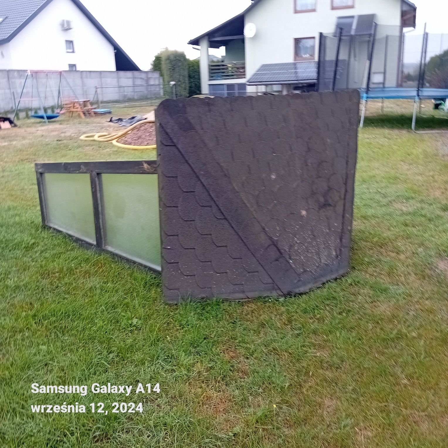 Zadaszenie nad schody wiatrołap.