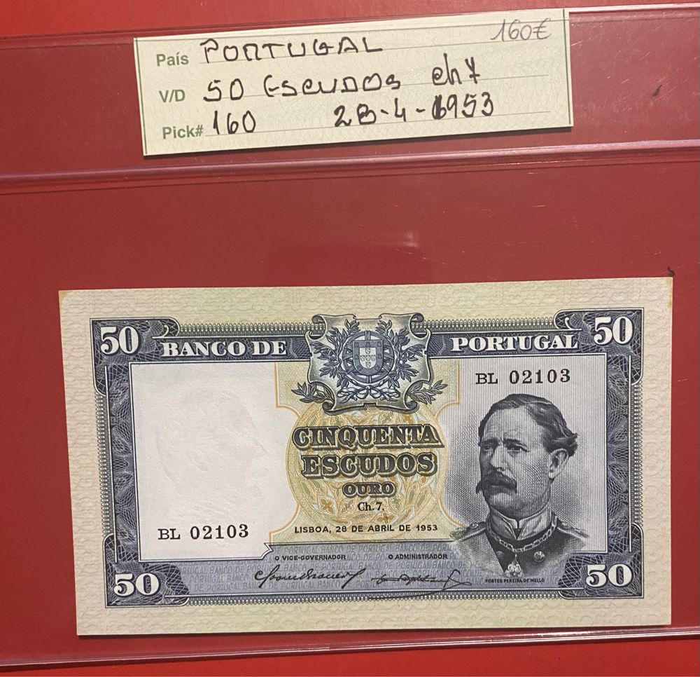 Nota 50$00 Ch.7 - 28 Abril 1953