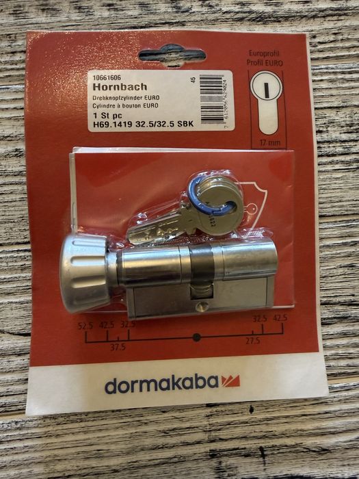 Поворотный цилиндрический профиль 32,5 / 42,5 мм с 3 зажимами