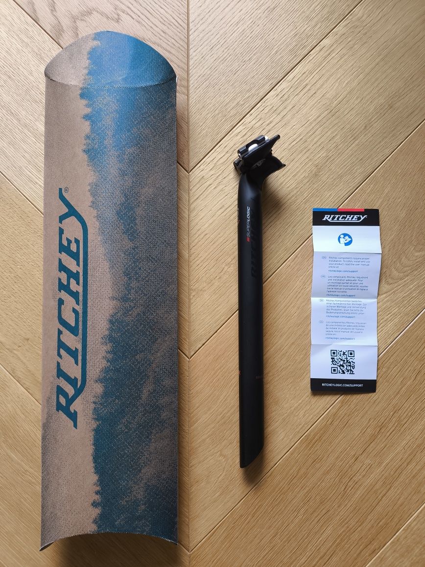 Sztyca karbonową Ritchey Superlogic Link Flexlogic 350mm 27.2 145g