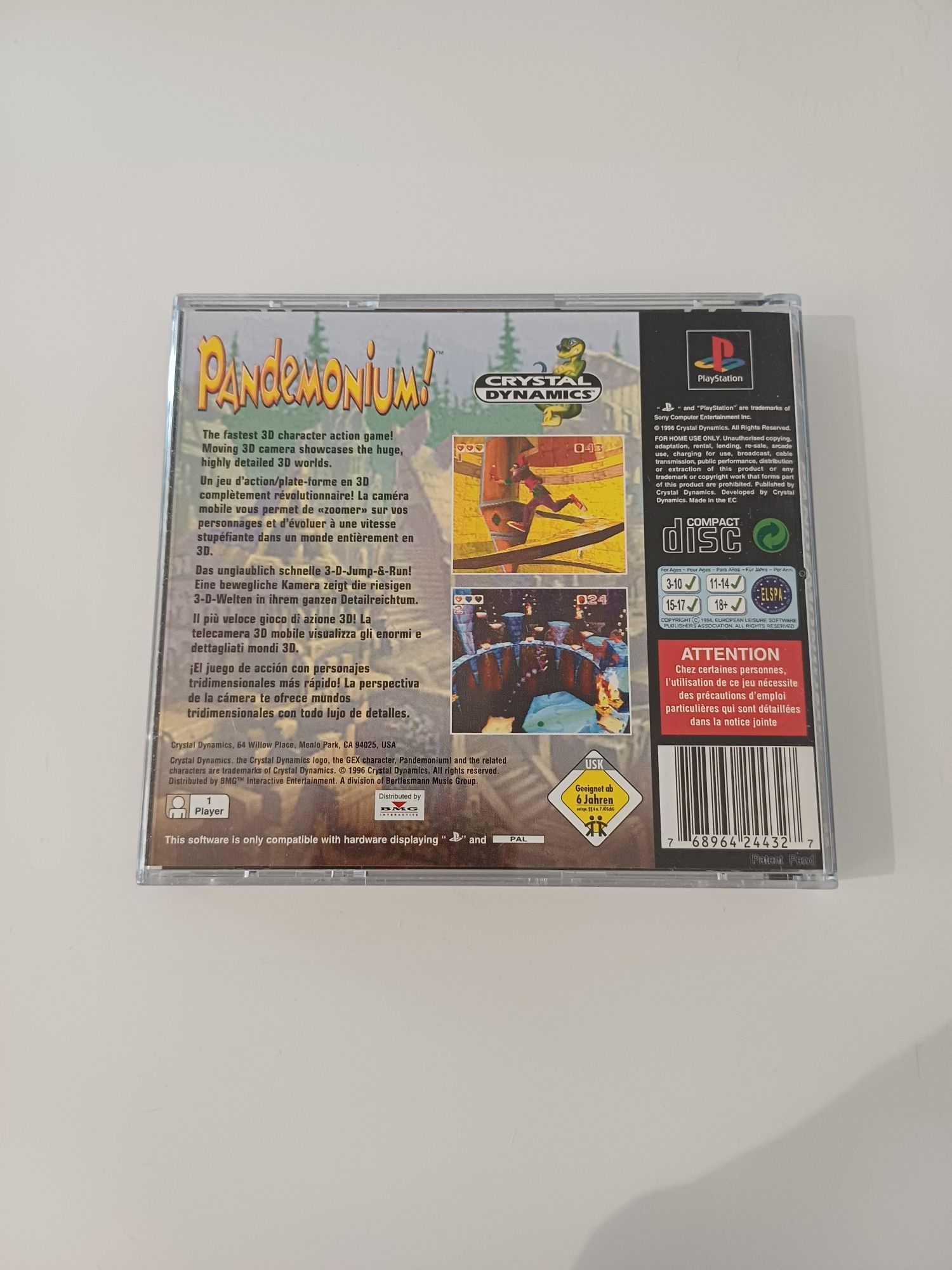 Pandemonium Sony PlayStation PS1 angielska