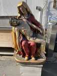 pieta antyk drewno