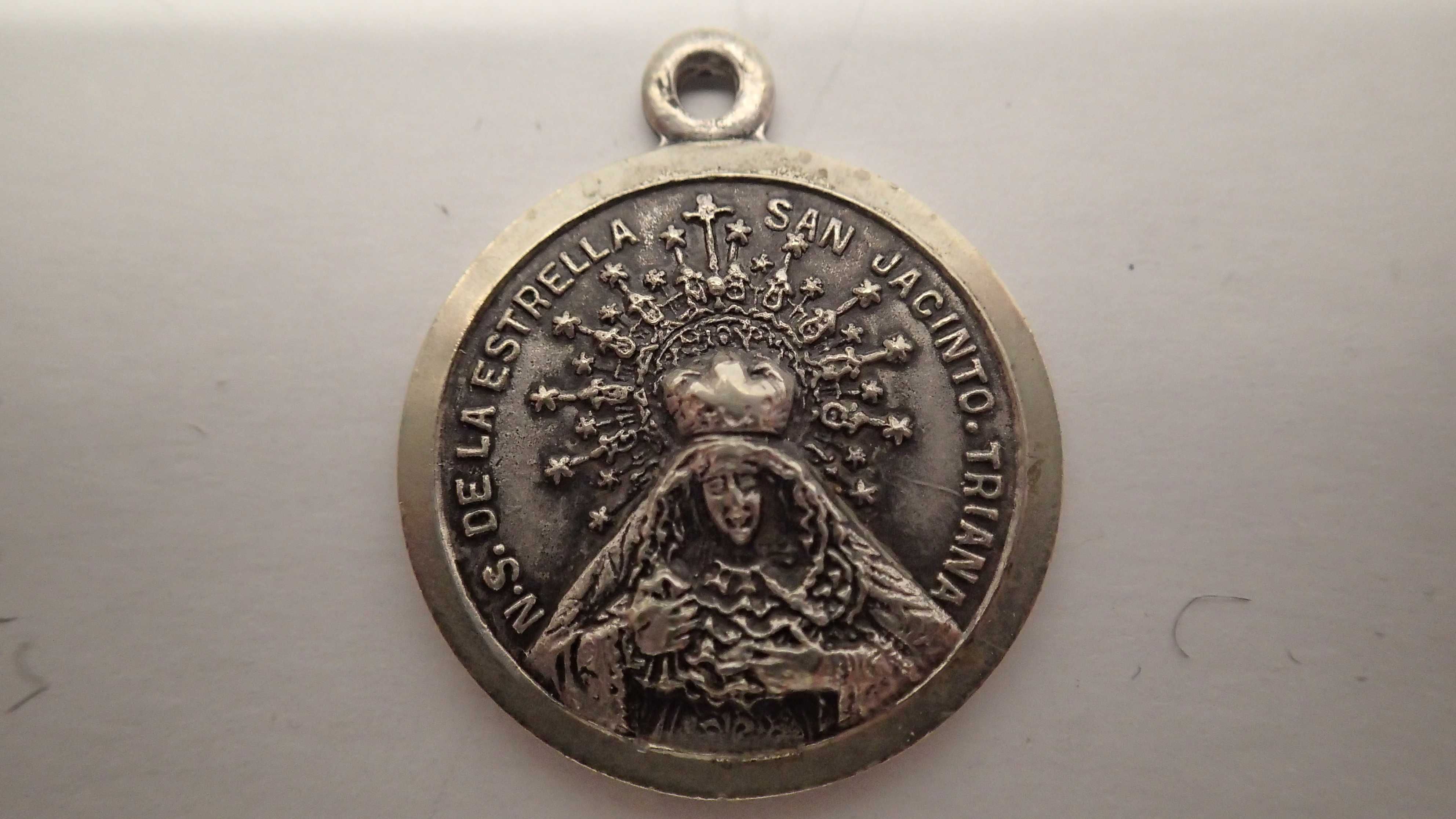 Medalha em Alpaca da Nossa Senhora de La Estrella