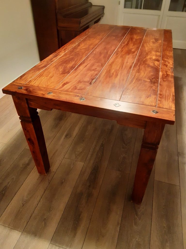 Stół drewniany industrialny, loft