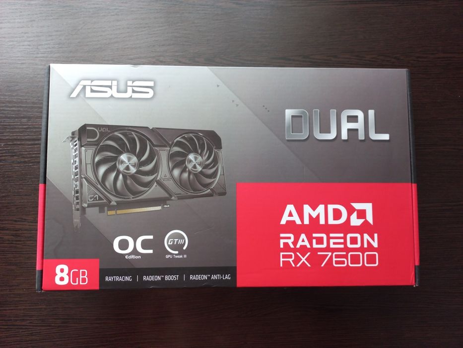 Відеокарта ASUS DUAL-RX7600-O8G-EVO (90YV0LD0-M0NA00)