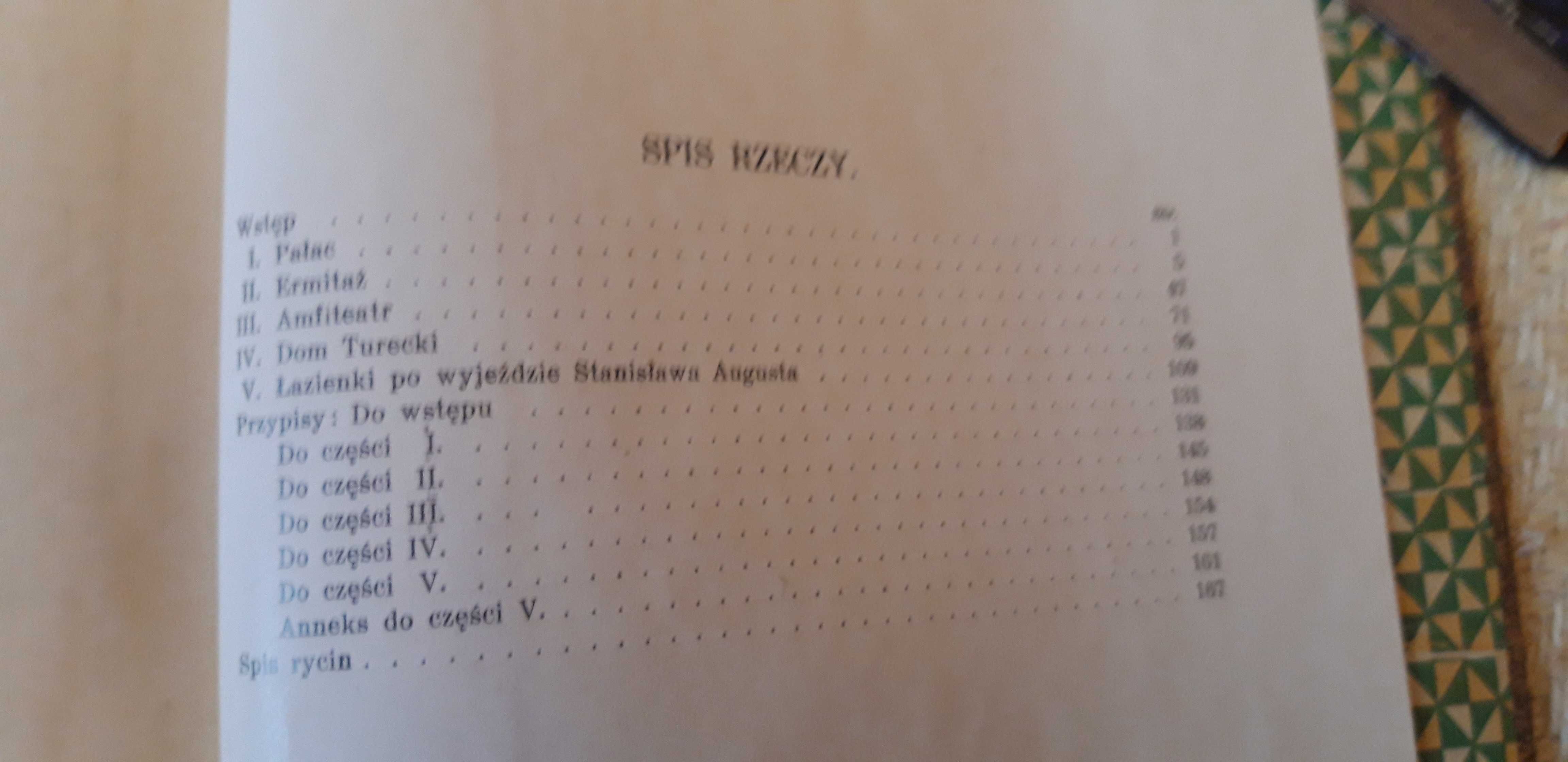Pięć Studiów o Łazienkach - Lwów1925ilustr.,cudo