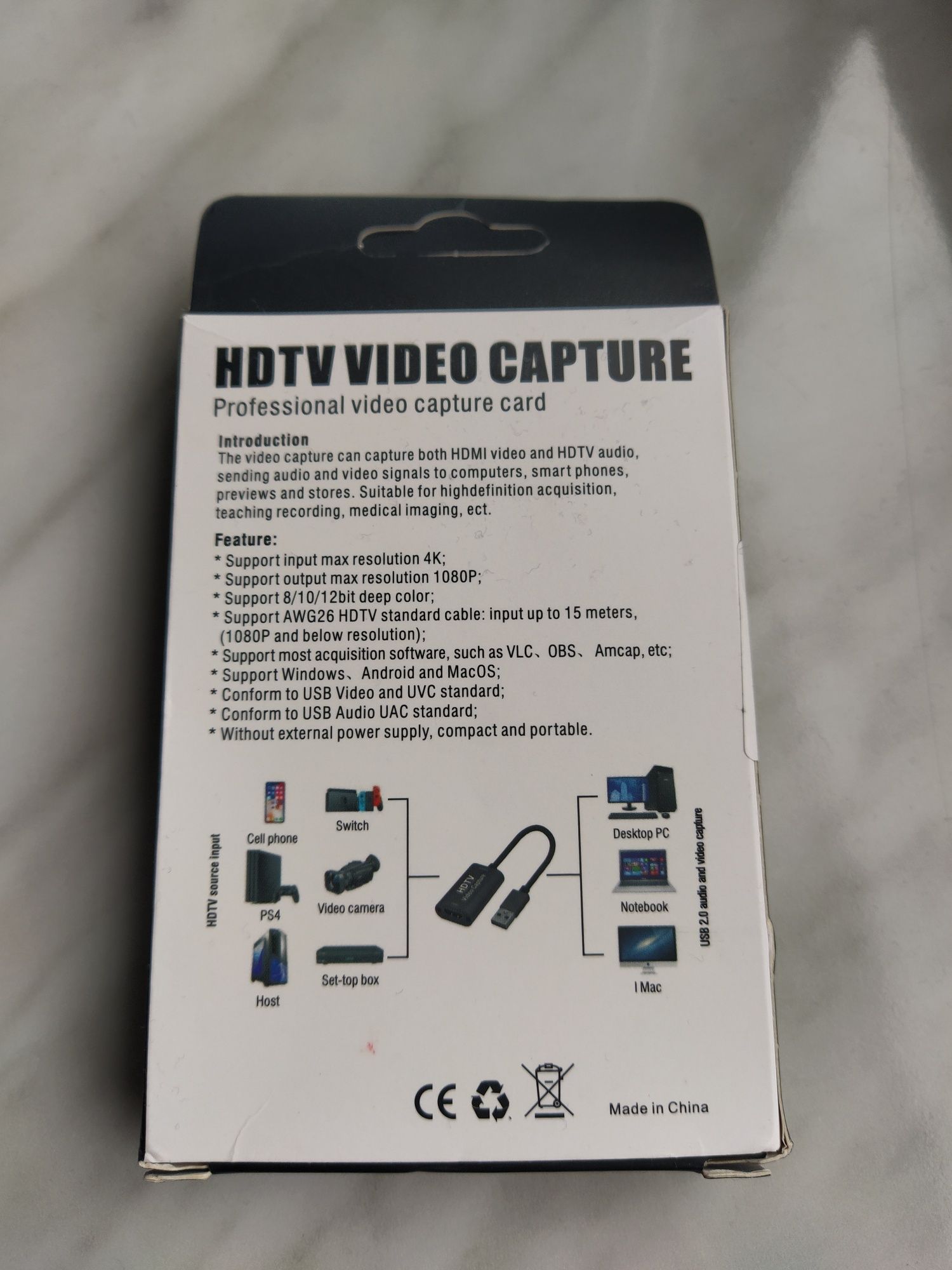 Video capture HDTV