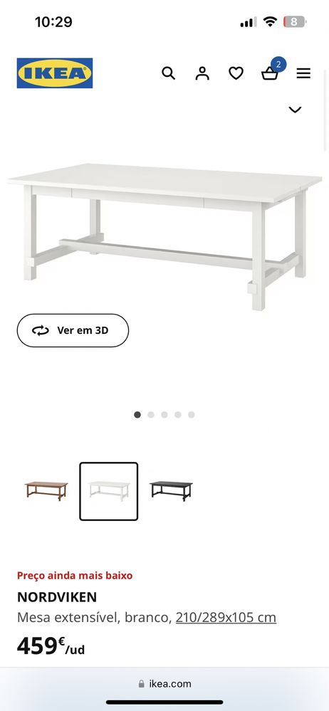 Mesa Nordviken ikea