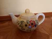 Porcelanowy imbryk/dzbanek do herbaty w kwiaty