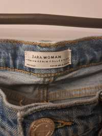 Jeansowe spodnie zara