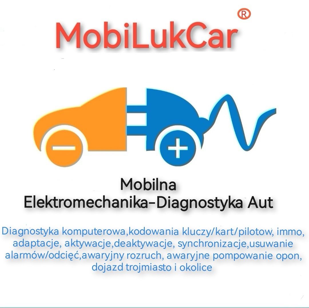 MobiLukCar Mobilna Elektromechanika-diagnostyka aut pn-nd  immo,alarmy