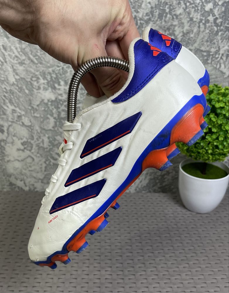 Adidas Copa Pure Touch бутсы 42 размер футбольные полупрофи белые